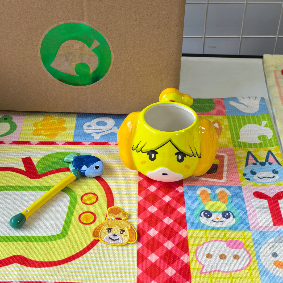 Animal Crossing Inspired Isabelle's Sunshine Brew Mug – Cheerful Yellow Ceramic Cup for ACNH Fans