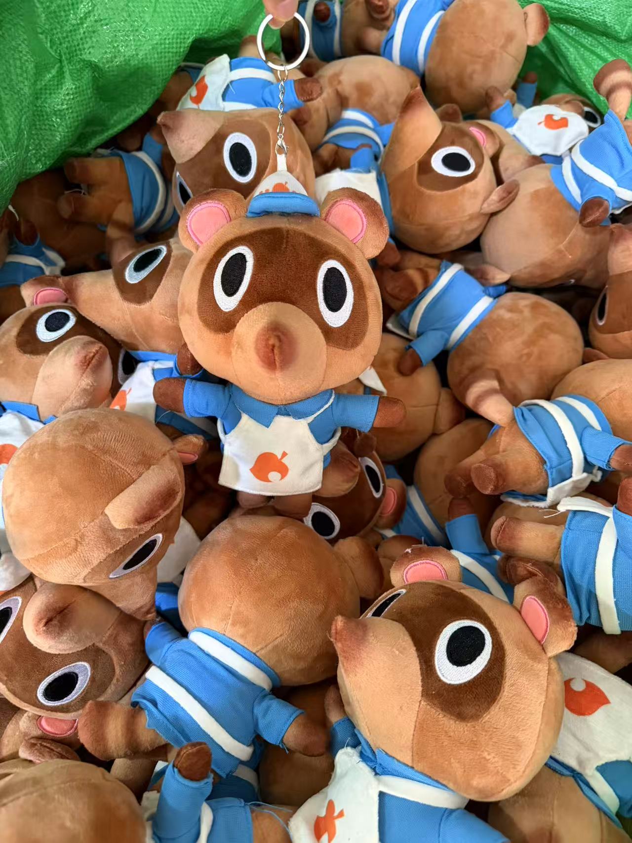 Animal Crossing Inspired Timmy in Uniform – 20cm Soft Plush Keychain & Bag Charm
