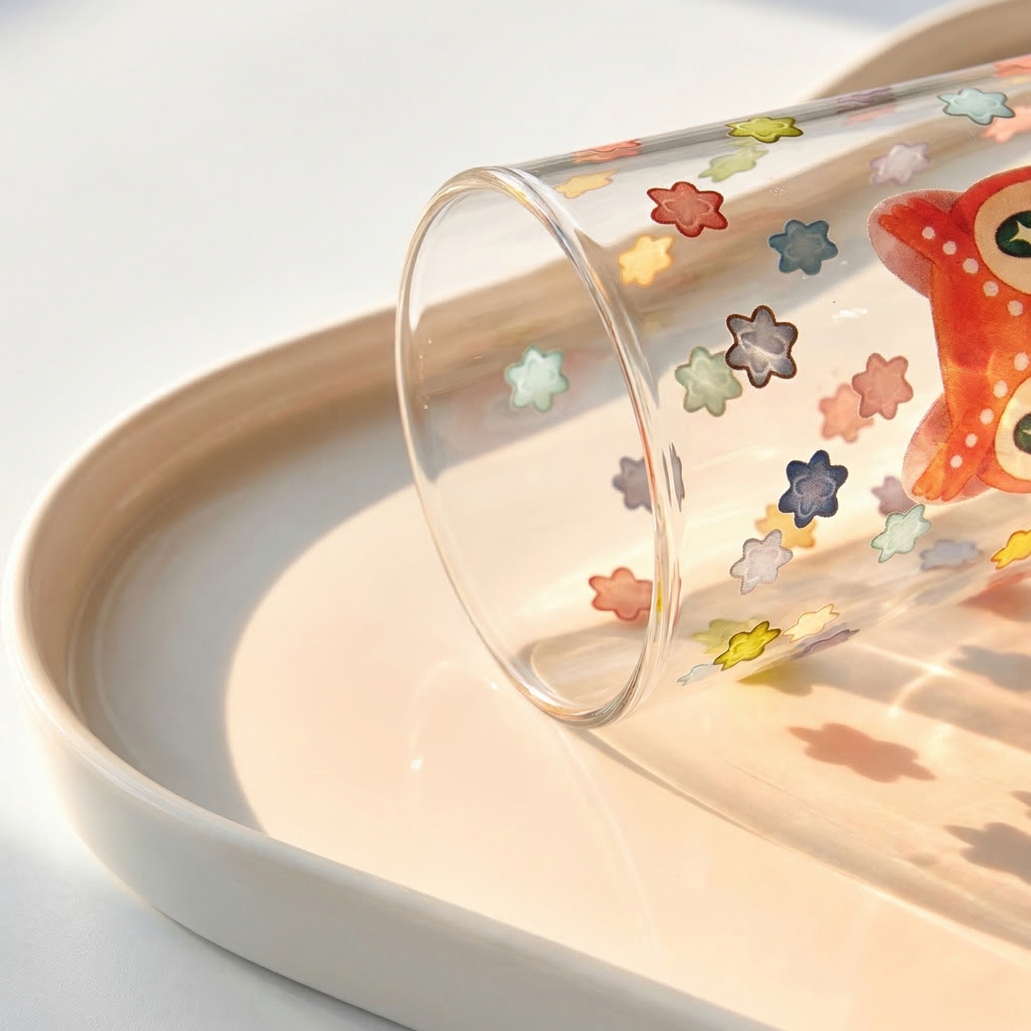 Animal Crossing Inspired Celeste Twilight Tumbler – 450ml Star Fragment Glass Cup for ACNH Fans