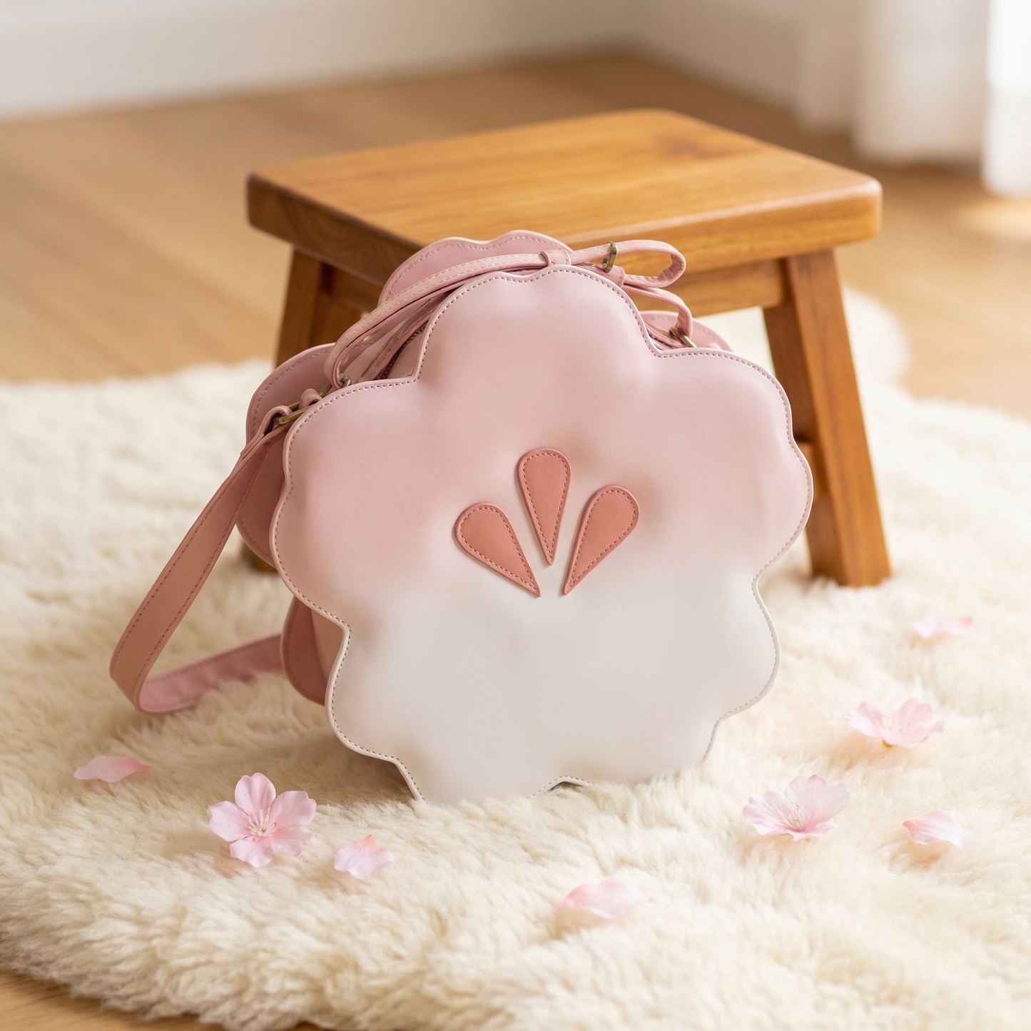 Animal Crossing Inspired Cherry Blossom Pochette – Sakura Shoulder Bag & Crossbody Bag for ACNH Fans