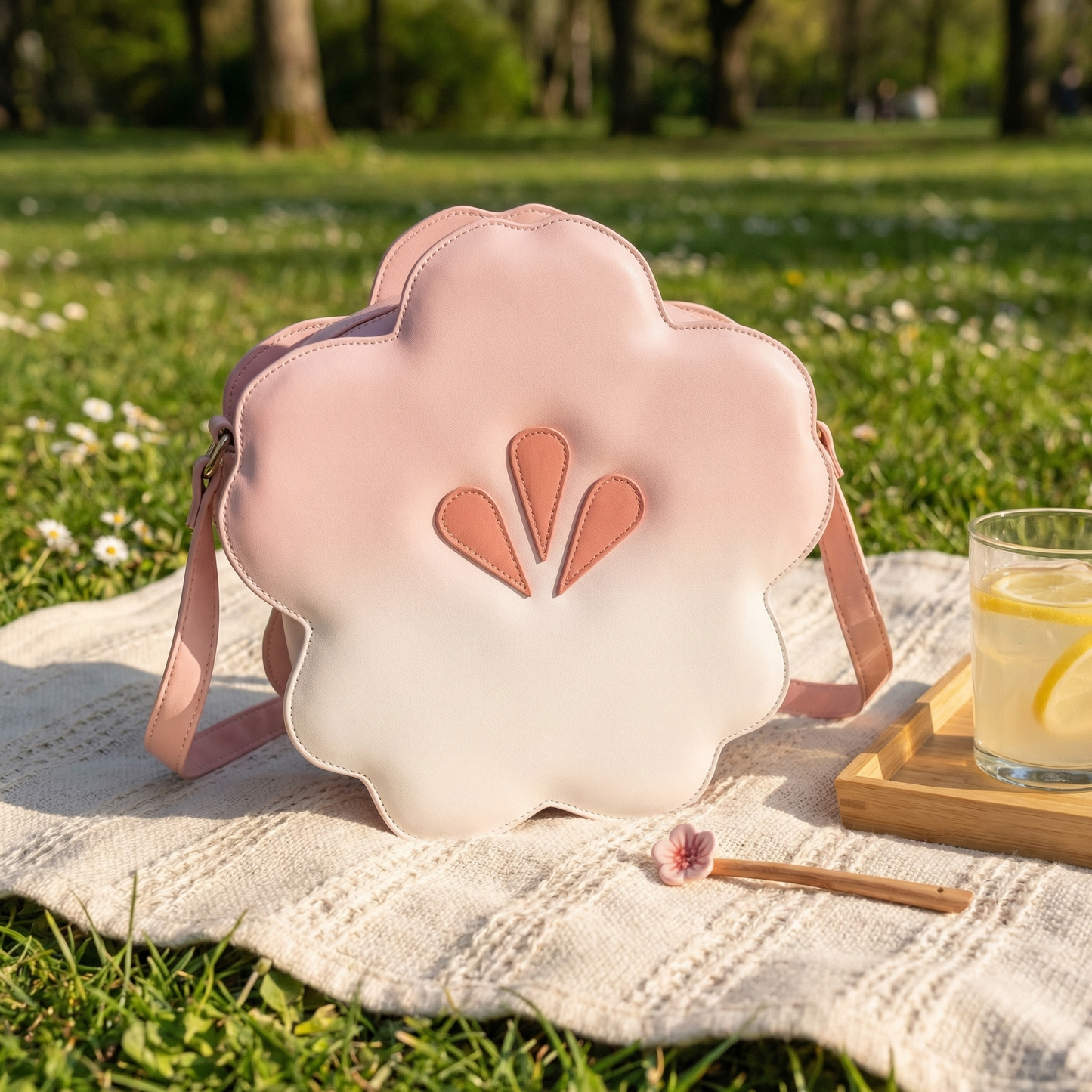 Animal Crossing Inspired Cherry Blossom Pochette – Sakura Shoulder Bag & Crossbody Bag for ACNH Fans