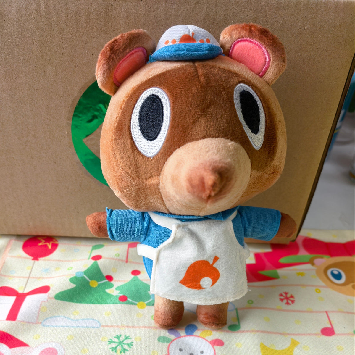 Animal Crossing Inspired Timmy in Uniform – 20cm Soft Plush Keychain & Bag Charm