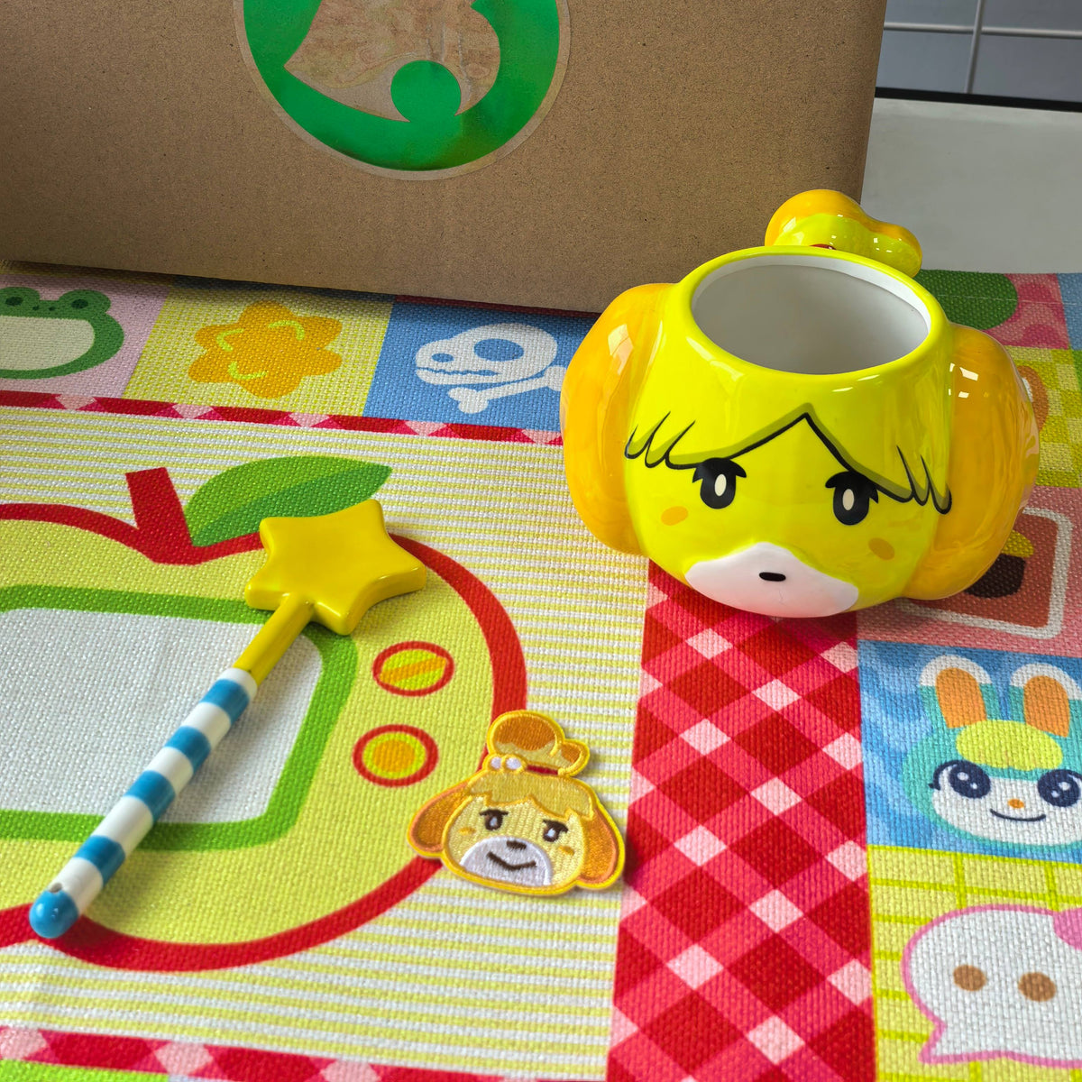 Animal Crossing Inspired Isabelle's Sunshine Brew Mug – Cheerful Yellow Ceramic Cup for ACNH Fans