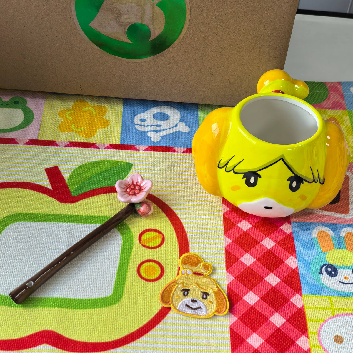 Animal Crossing Inspired Isabelle's Sunshine Brew Mug – Cheerful Yellow Ceramic Cup for ACNH Fans