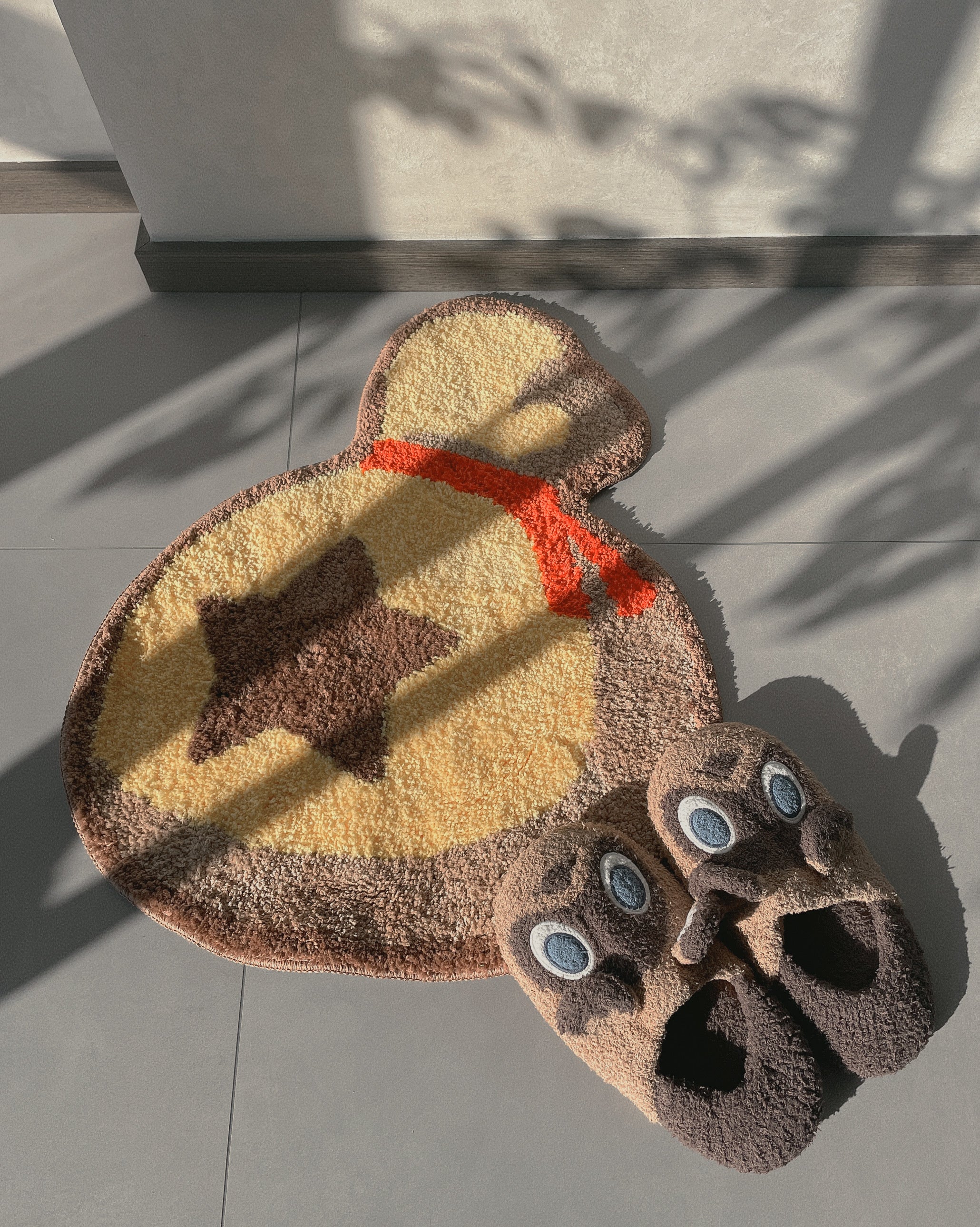 Animal Crossing Inspired Custom Tufted Bells bag Rug ACNH Gift , Handmade Bedroom Rug Game Switch