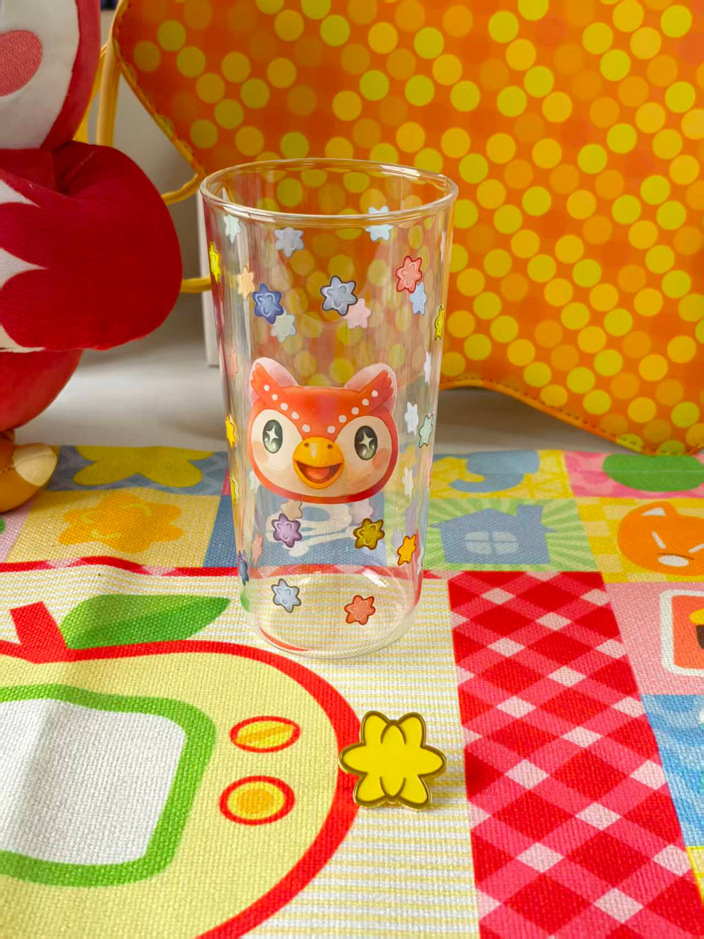 Animal Crossing Inspired Celeste Twilight Tumbler – 450ml Star Fragment Glass Cup for ACNH Fans