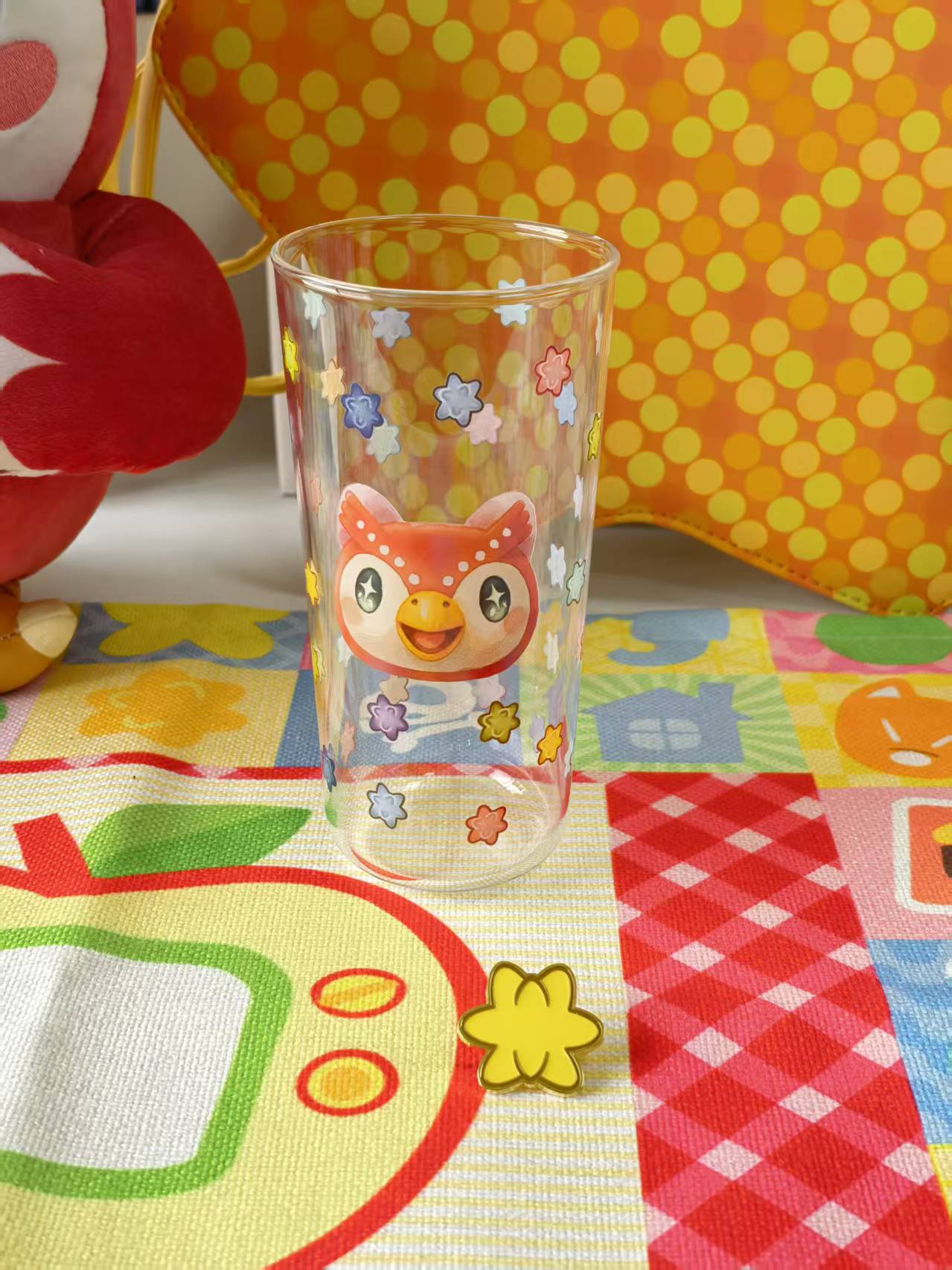 Animal Crossing Inspired Celeste Twilight Tumbler – 450ml Star Fragment Glass Cup for ACNH Fans