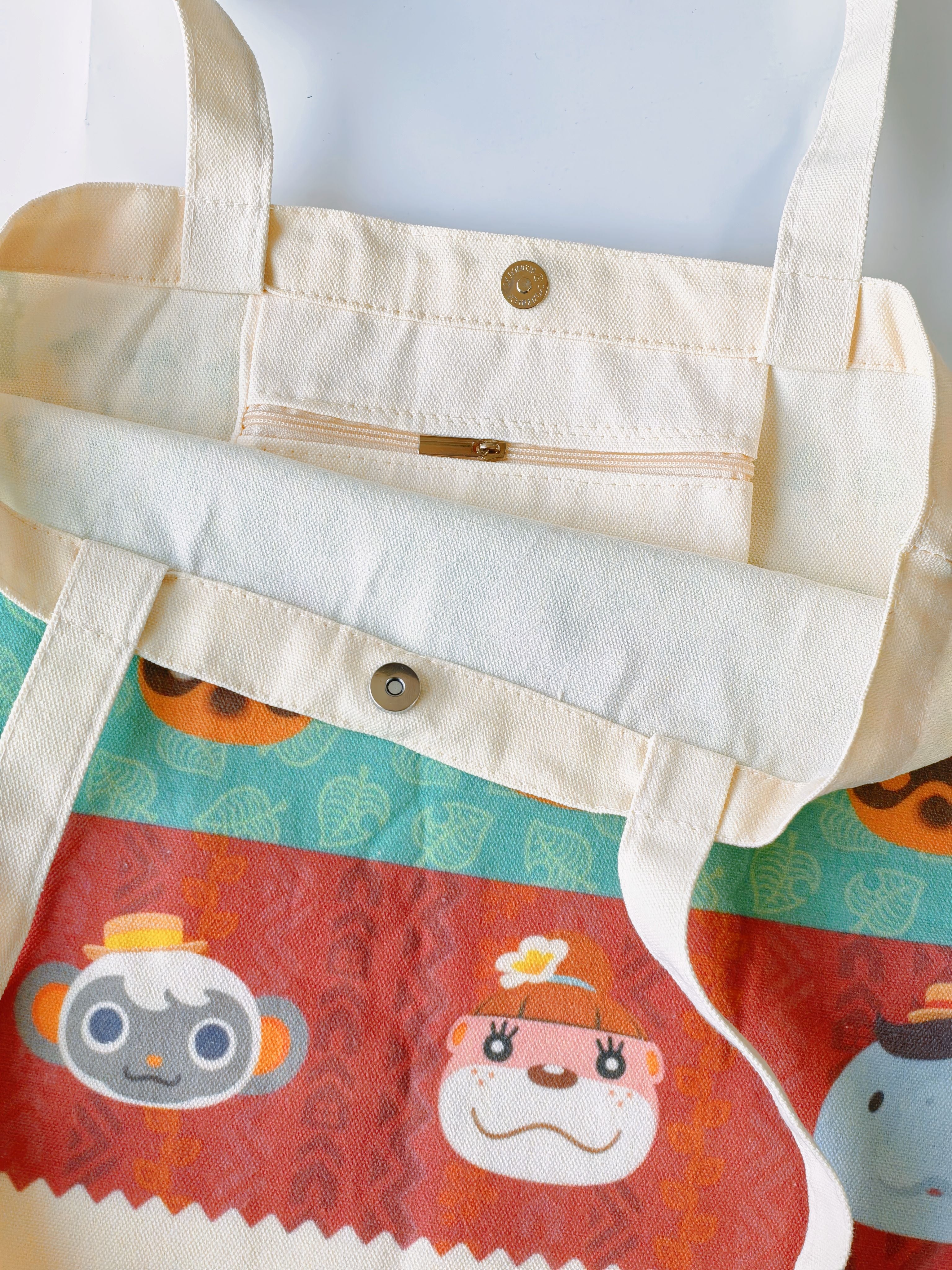 Animal Crossing Inspired Dodo Airline Adventure or Tom Nook & Isabelle– Duty Canvas Crossbody Bag