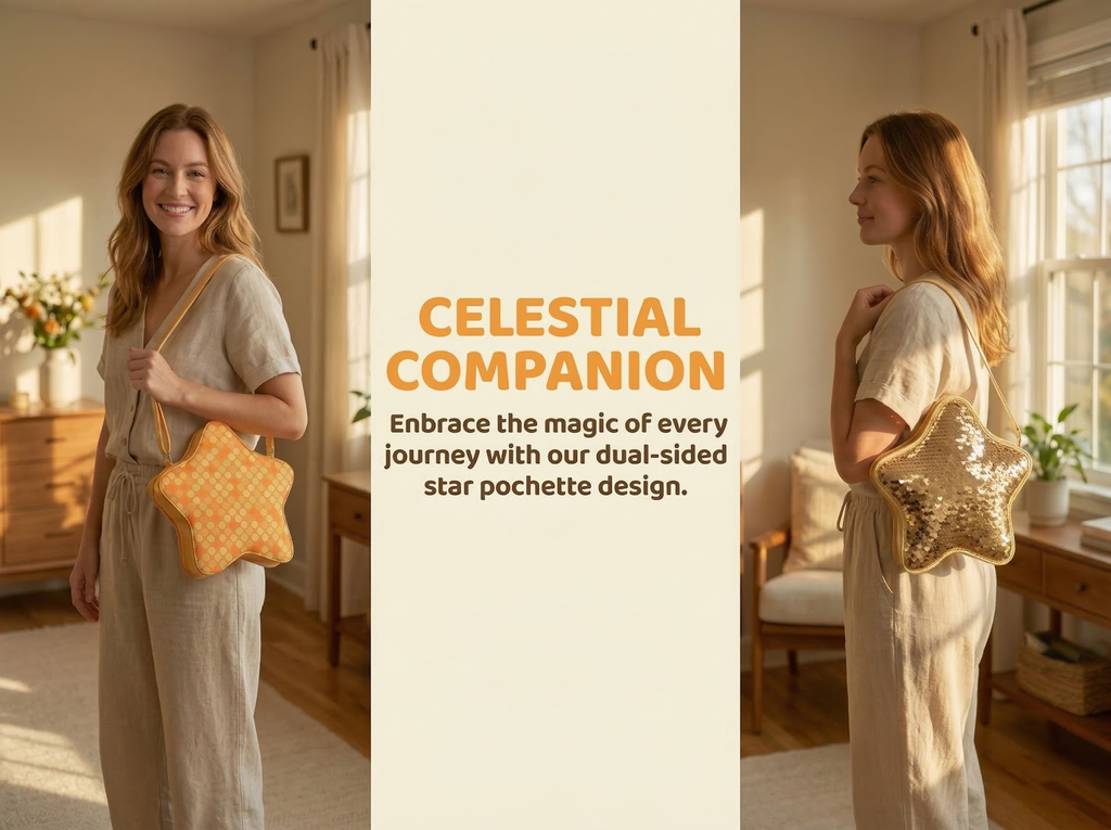 Animal Crossing Inspired Star Pochette Shoulder Bag – Cute Celeste Style Bag for ACNH Fans