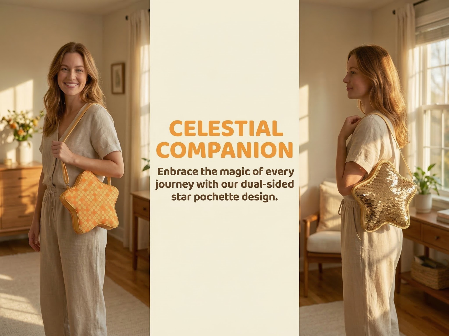 Animal Crossing Inspired Star Pochette Shoulder Bag – Cute Celeste Style Bag for ACNH Fans