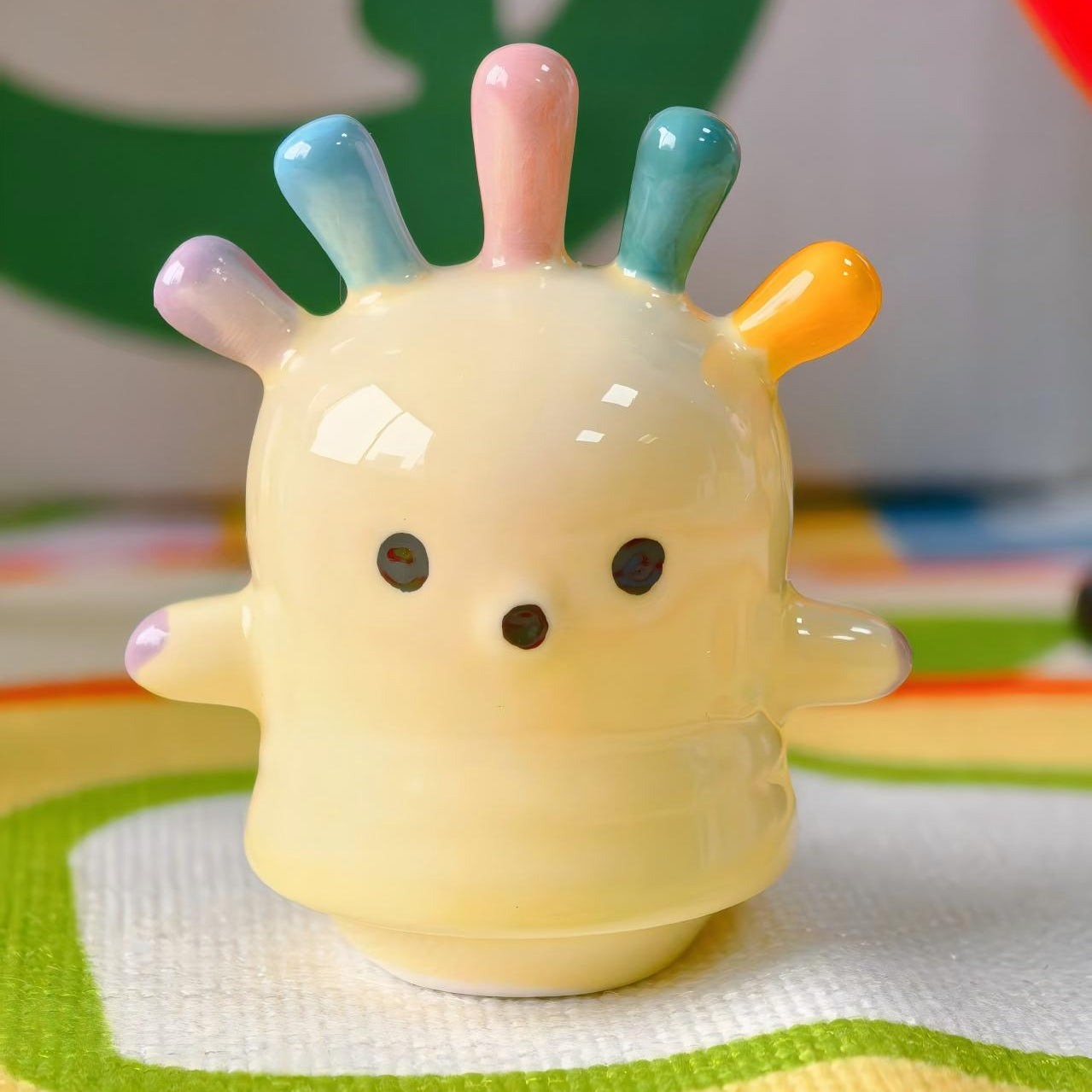 Animal Crossing Inspired Mini Gyroid Set – Brewstoid, Squeakoid, Clatteroid, Oinkoid, Tockoid | Ceramic Handicrafts Collection