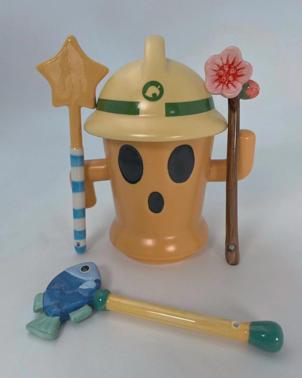 Animal Crossing Lloid Gyroid Ceramic Coffee Mug – Handmade Ceramic Handicraft | Cute Game Gift for Collectors