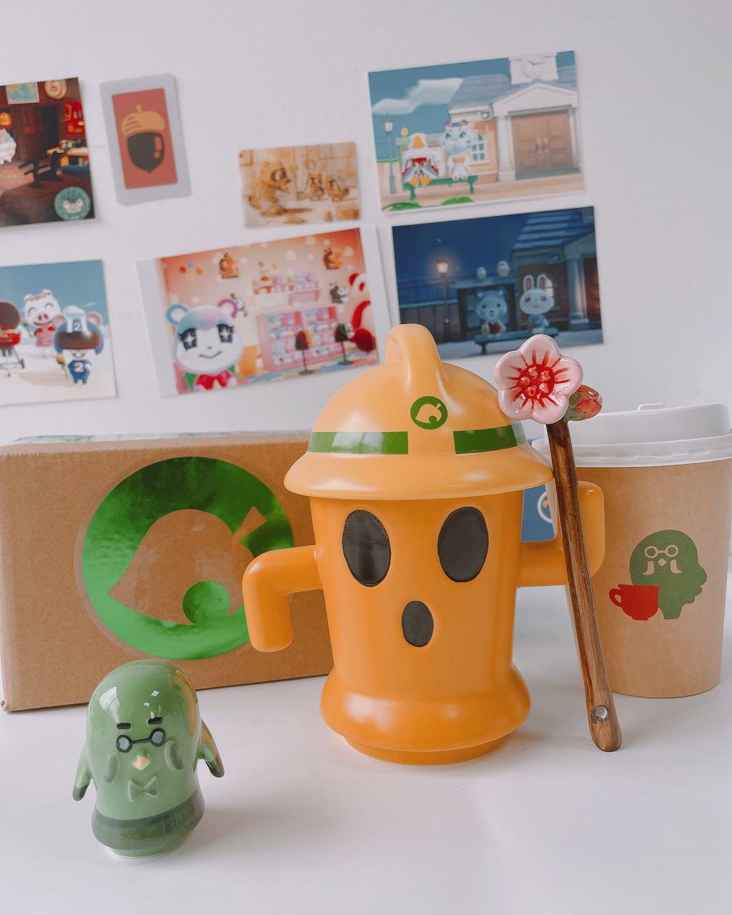 Animal Crossing Lloid Gyroid Ceramic Coffee Mug – Handmade Ceramic Handicraft | Cute Game Gift for Collectors