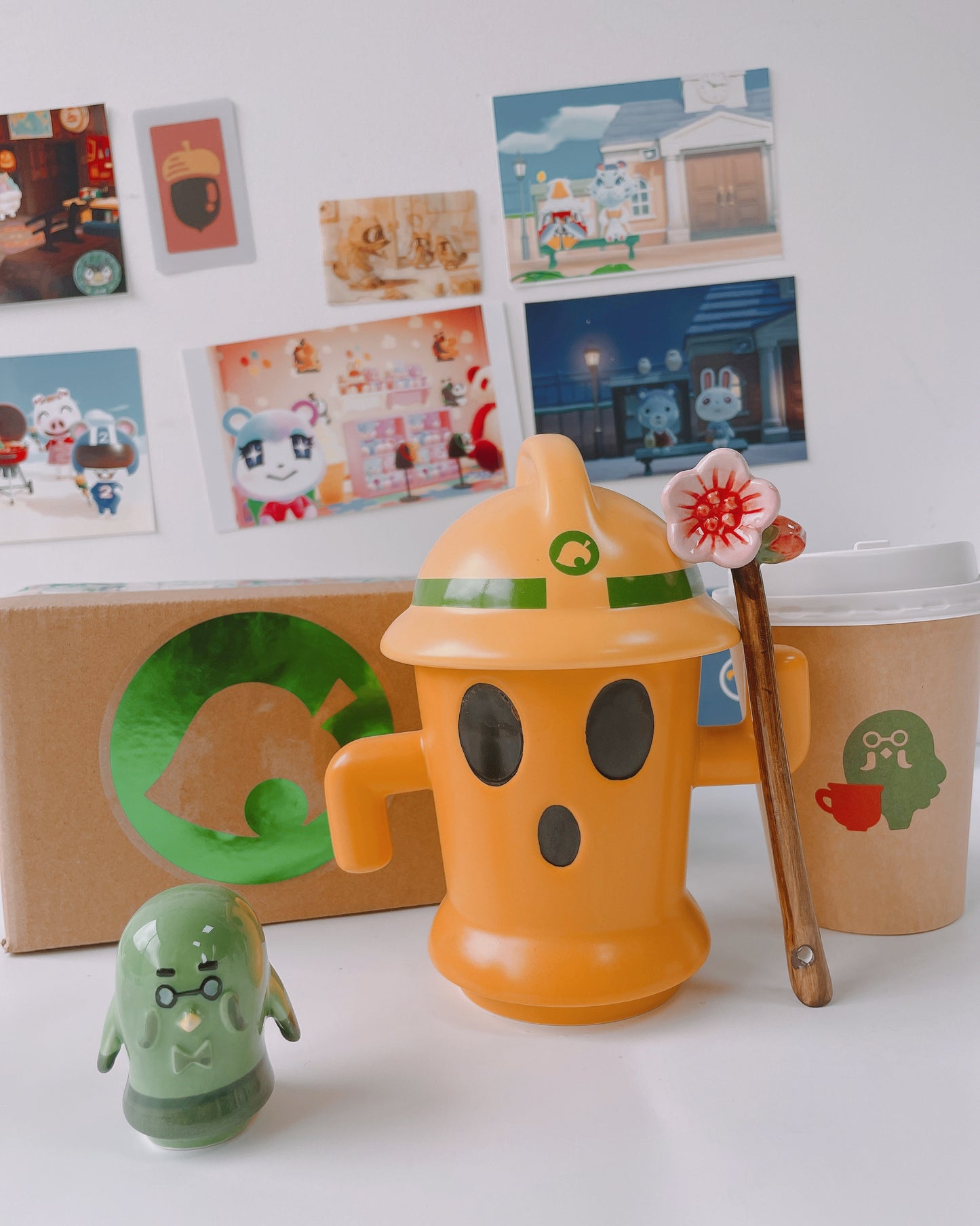 Animal Crossing Lloid Gyroid Ceramic Coffee Mug – Handmade Ceramic Handicraft | Cute Game Gift for Collectors