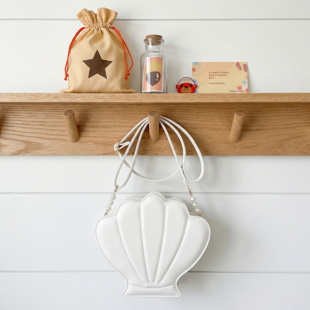 Animal Crossing Inspired Shellfish Crossbody Bag – Cute Game Themed Gift for Fans & Collectors