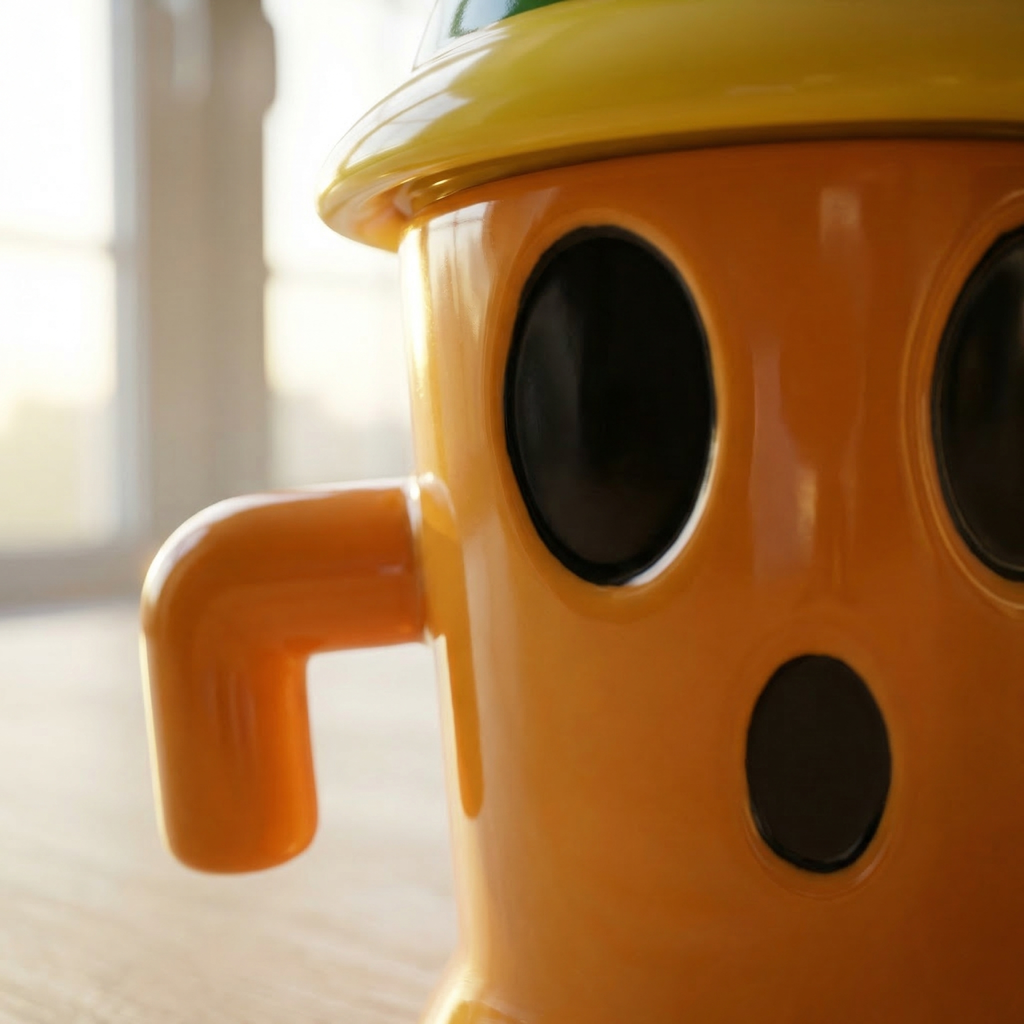 Animal Crossing Lloid Gyroid Ceramic Coffee Mug – Handmade Ceramic Handicraft | Cute Game Gift for Collectors