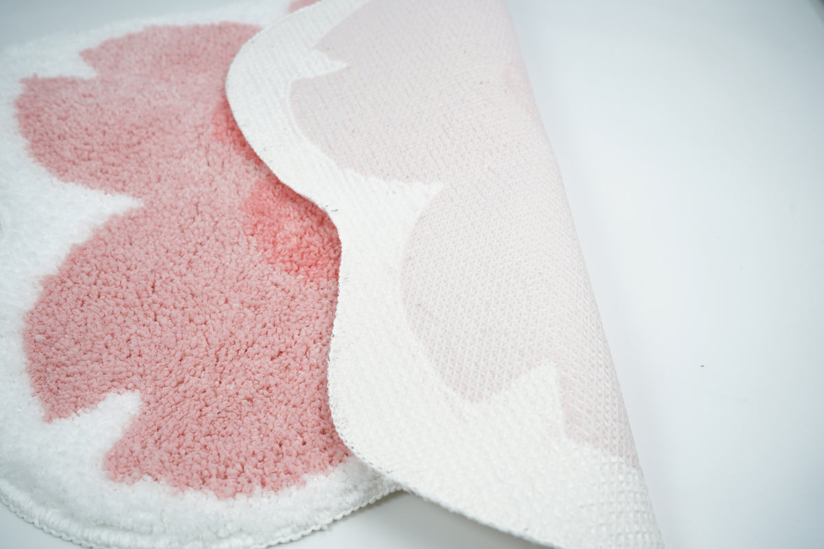 Animal Crossing Inspired Custom Tufted Cherry Blooms Rug – Handmade Bedroom Rug for ACNH Fans