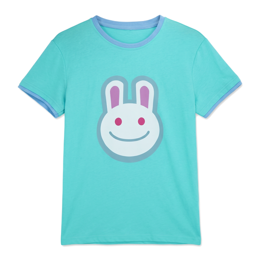 Animal Crossing Inspired Rabbit T-Shirt – Soft Cotton Blue Tee
