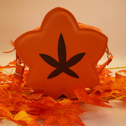 Animal Crossing Inspired Maple Leaf Crossbody Pochette | Fall Autumn Shoulder Bag for ACNH Fans