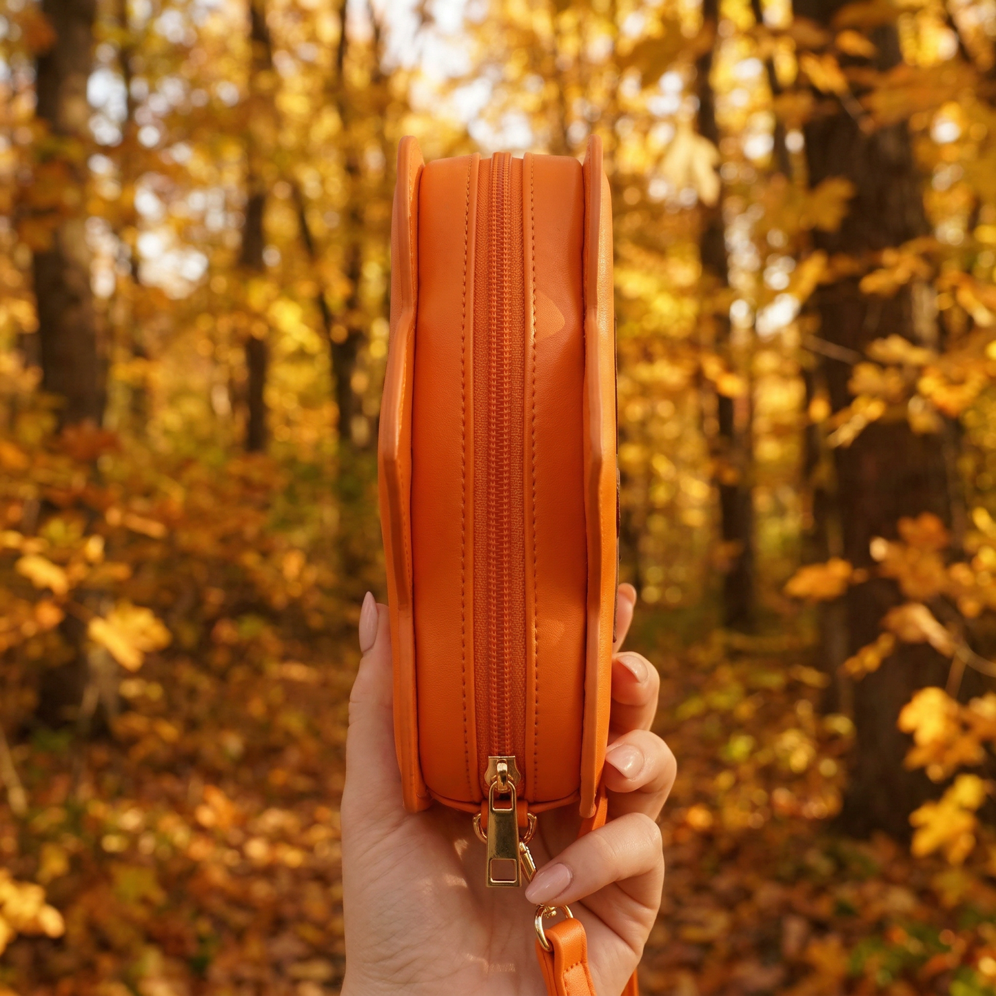 Animal Crossing Inspired Maple Leaf Crossbody Pochette | Fall Autumn Shoulder Bag for ACNH Fans