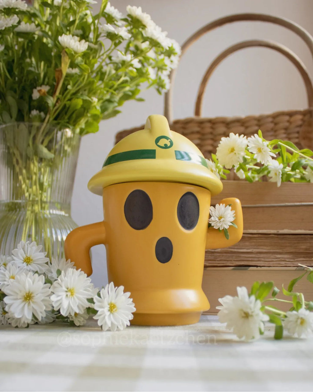 Animal Crossing Lloid Gyroid Ceramic Coffee Mug – Handmade Ceramic Handicraft | Cute Game Gift for Collectors