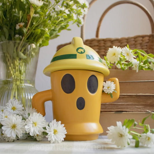 Animal Crossing Lloid Gyroid Ceramic Coffee Mug – Handmade Ceramic Handicraft | Cute Game Gift for Collectors