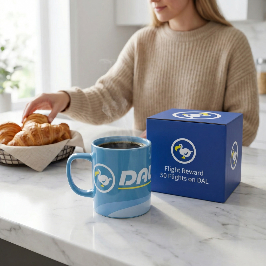 Animal Crossing Inspired DAL Ceramic Coffee Mug – Dodo Airlines Themed Gaming Mug for ACNH Fans