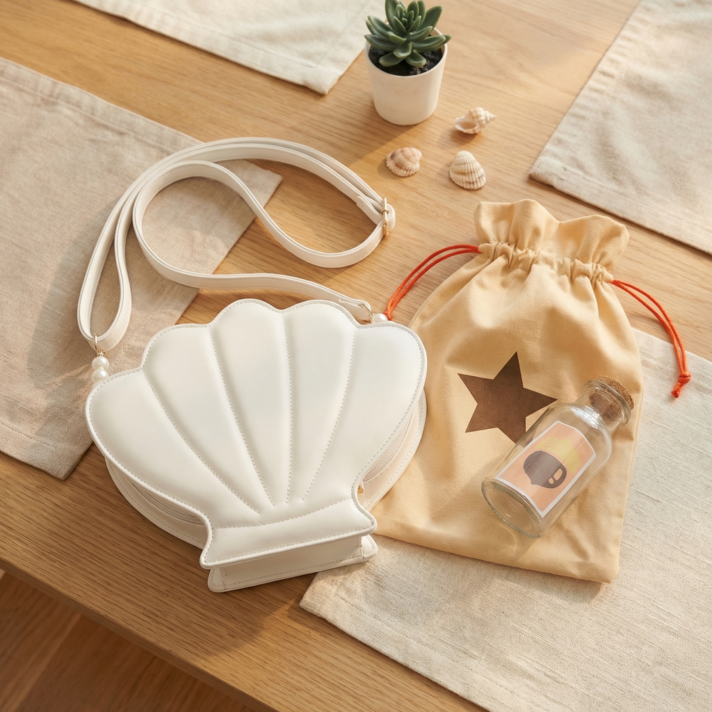 Animal Crossing Inspired Shellfish Crossbody Bag – Cute Game Themed Gift for Fans & Collectors