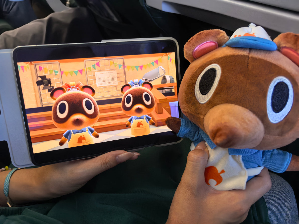 Animal Crossing Inspired Timmy in Uniform – 20cm Soft Plush Keychain & Bag Charm