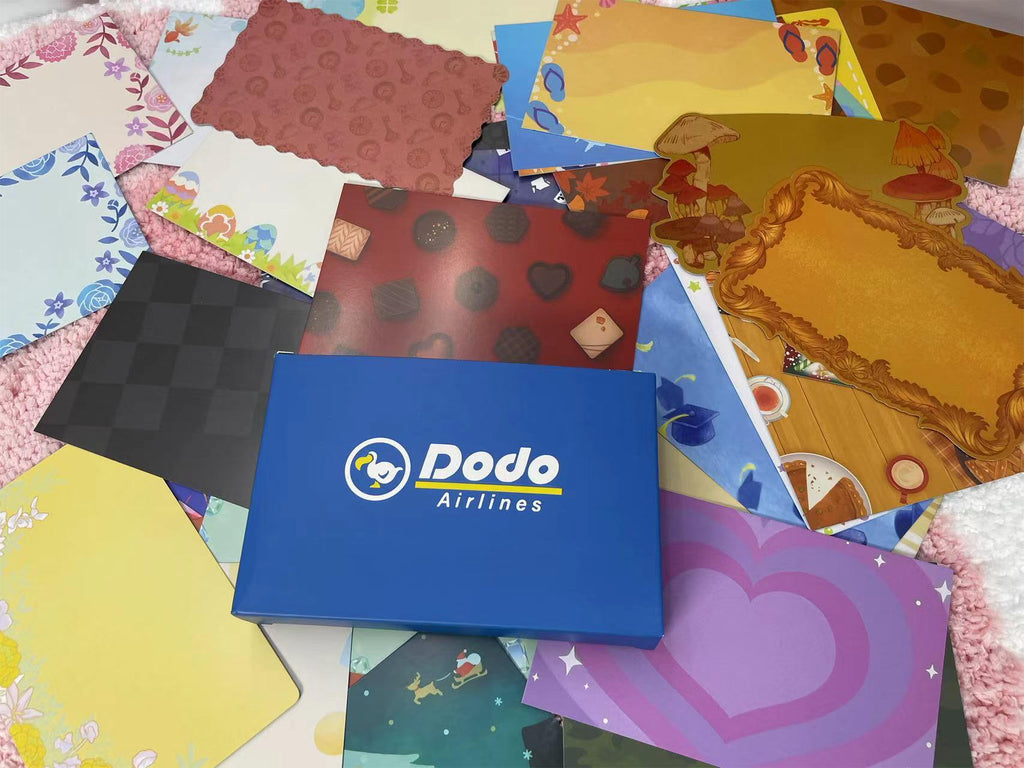 62PCS DHL Postcards, Game Merch, Cute Cartoon Themed Postcards for Fans