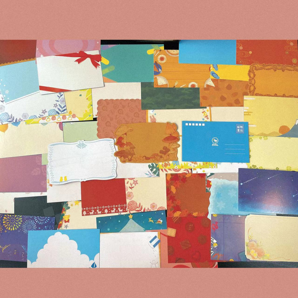 62PCS DHL Postcards, Game Merch, Cute Cartoon Themed Postcards for Fans
