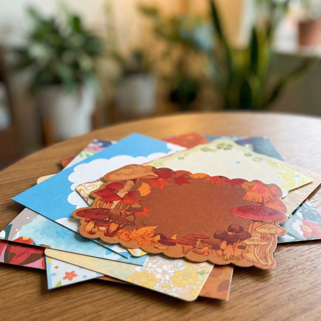 62PCS DHL Postcards, Game Merch, Cute Cartoon Themed Postcards for Fans