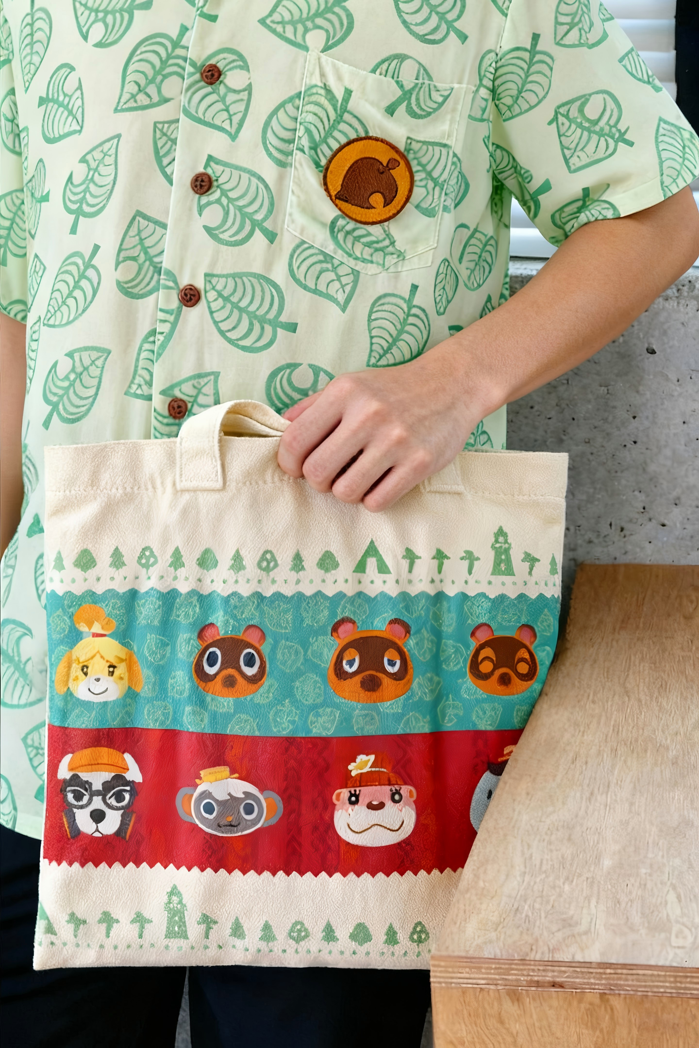Animal Crossing Inspired Dodo Airline Adventure or Tom Nook & Isabelle– Duty Canvas Crossbody Bag
