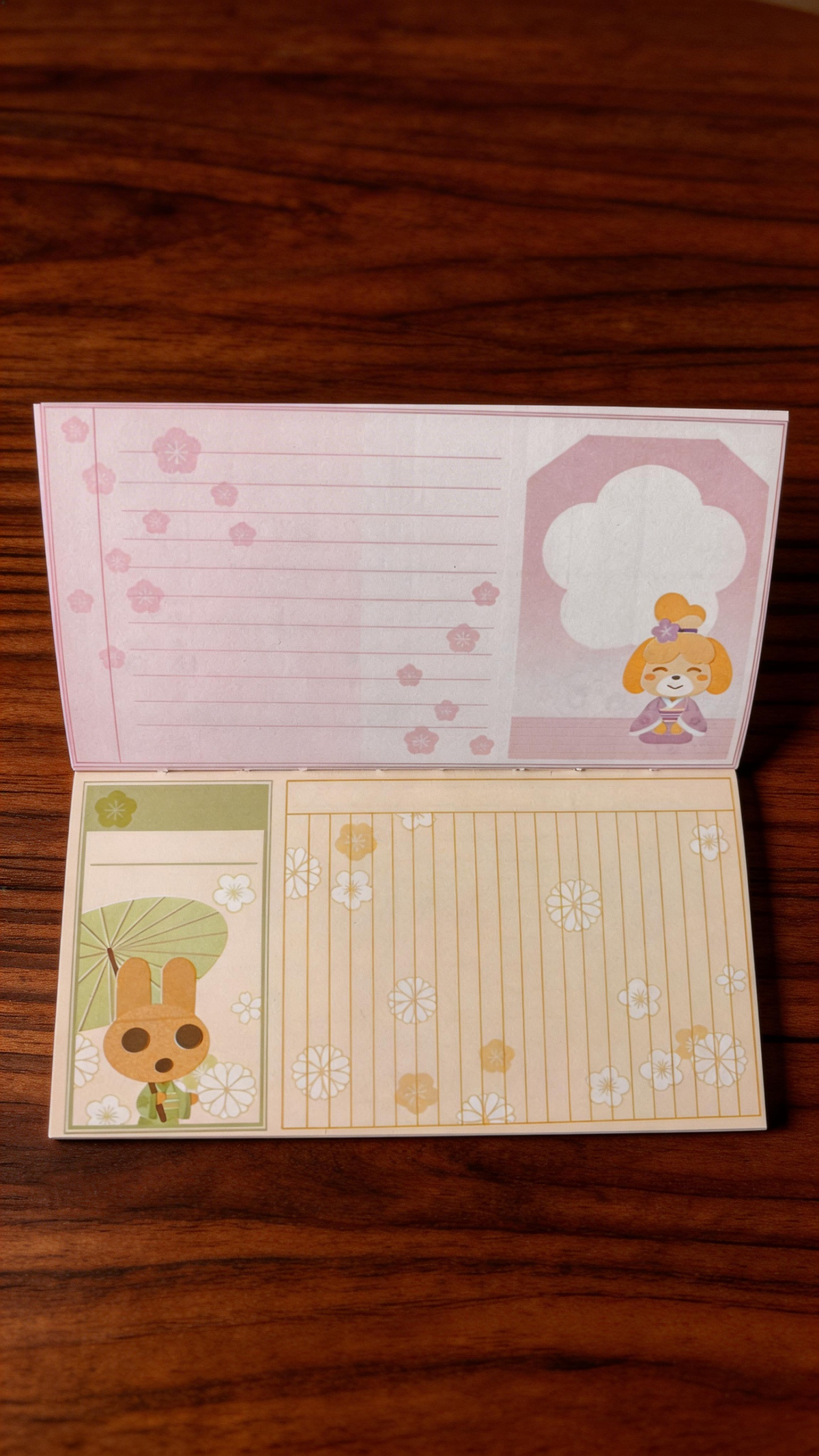 Animal Crossing Inspired Washi Notebook – 128 Pages of Island Magic in a Compact 9×16cm Size