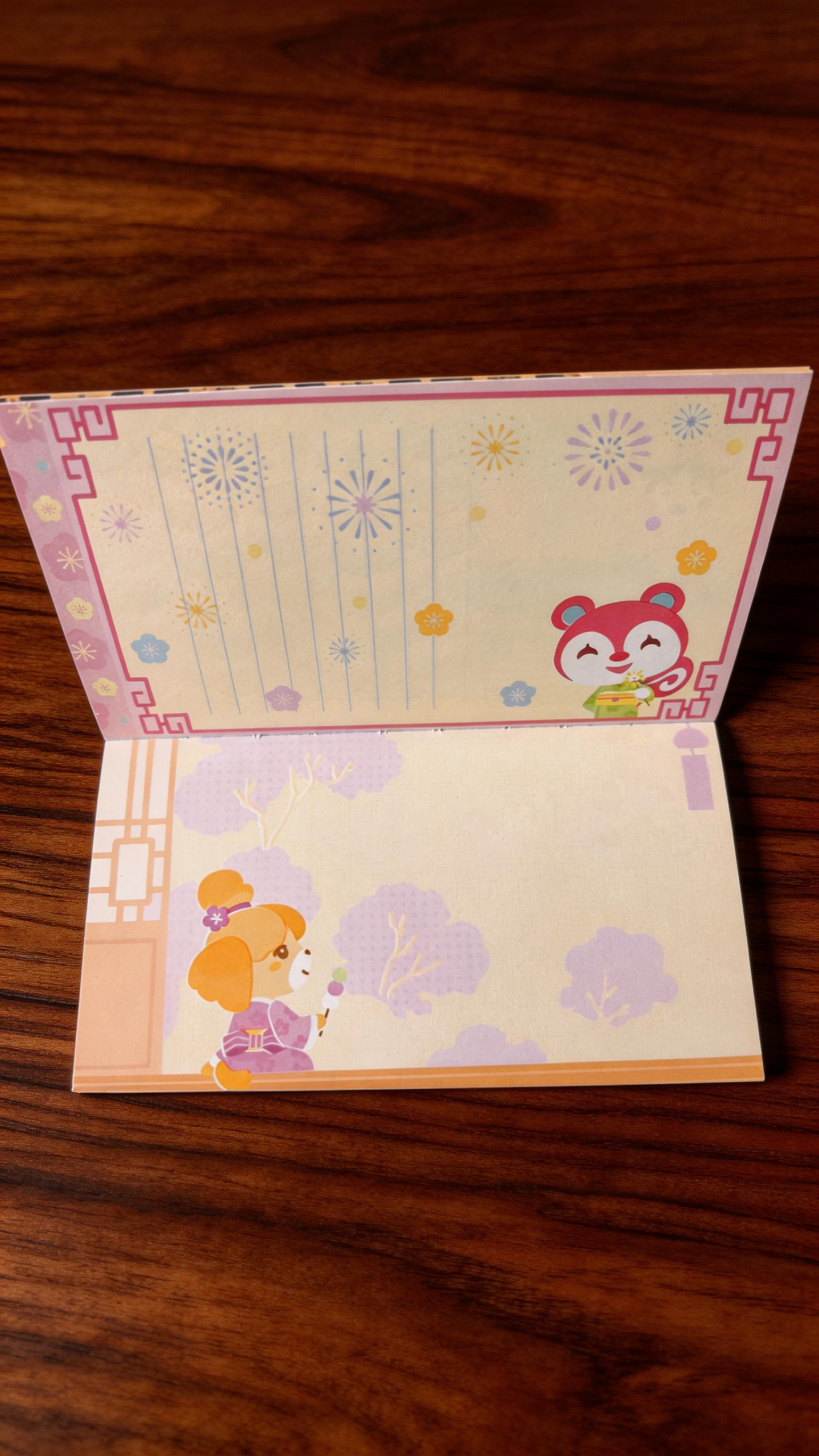 Animal Crossing Inspired Washi Notebook – 128 Pages of Island Magic in a Compact 9×16cm Size