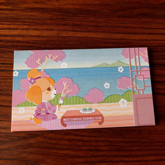 Animal Crossing Inspired Washi Notebook – 128 Pages of Island Magic in a Compact 9×16cm Size