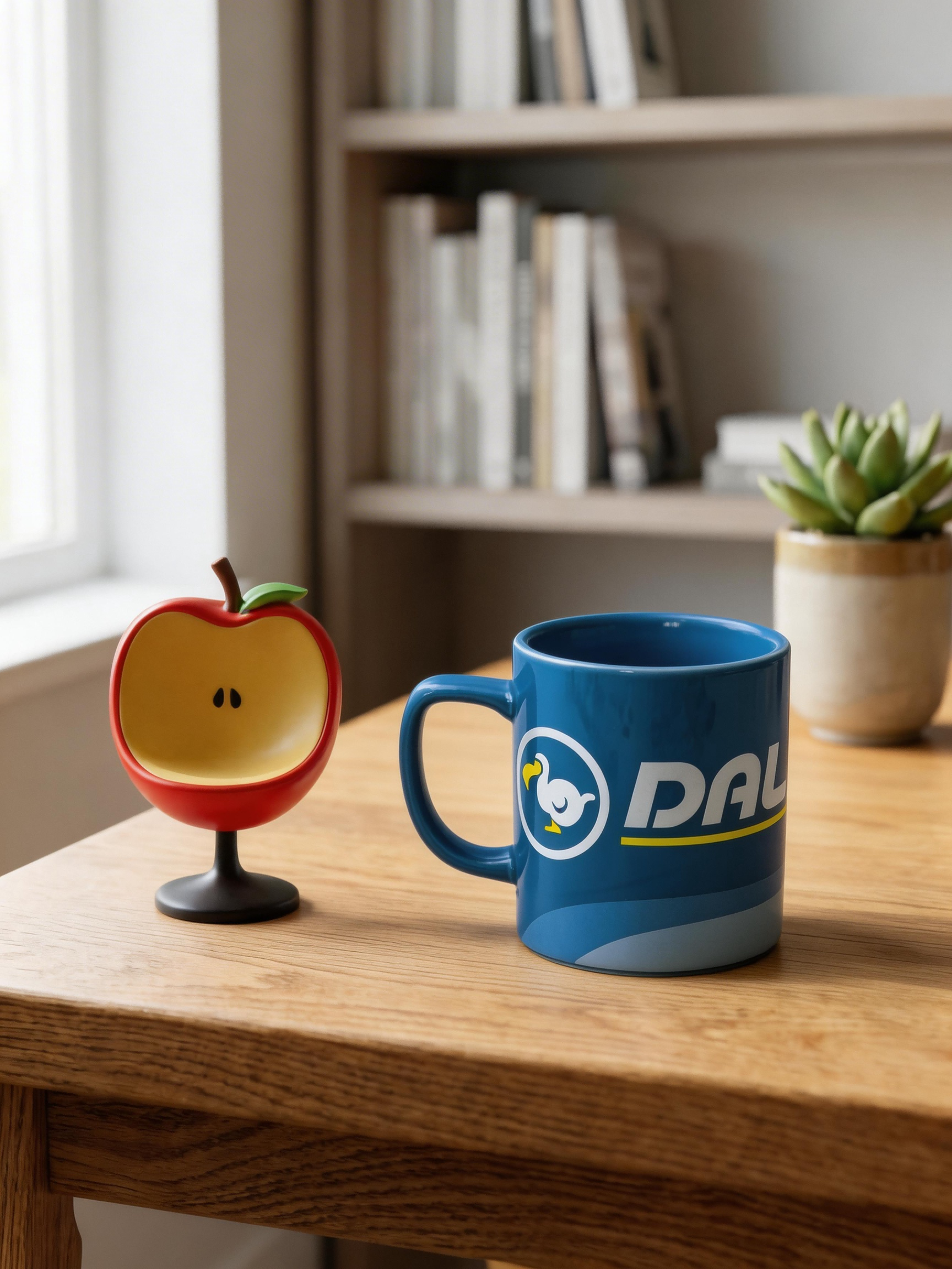 5.5 Inch Apple Chair Ornament - Dual Color (Red/Green) Gaming Decor