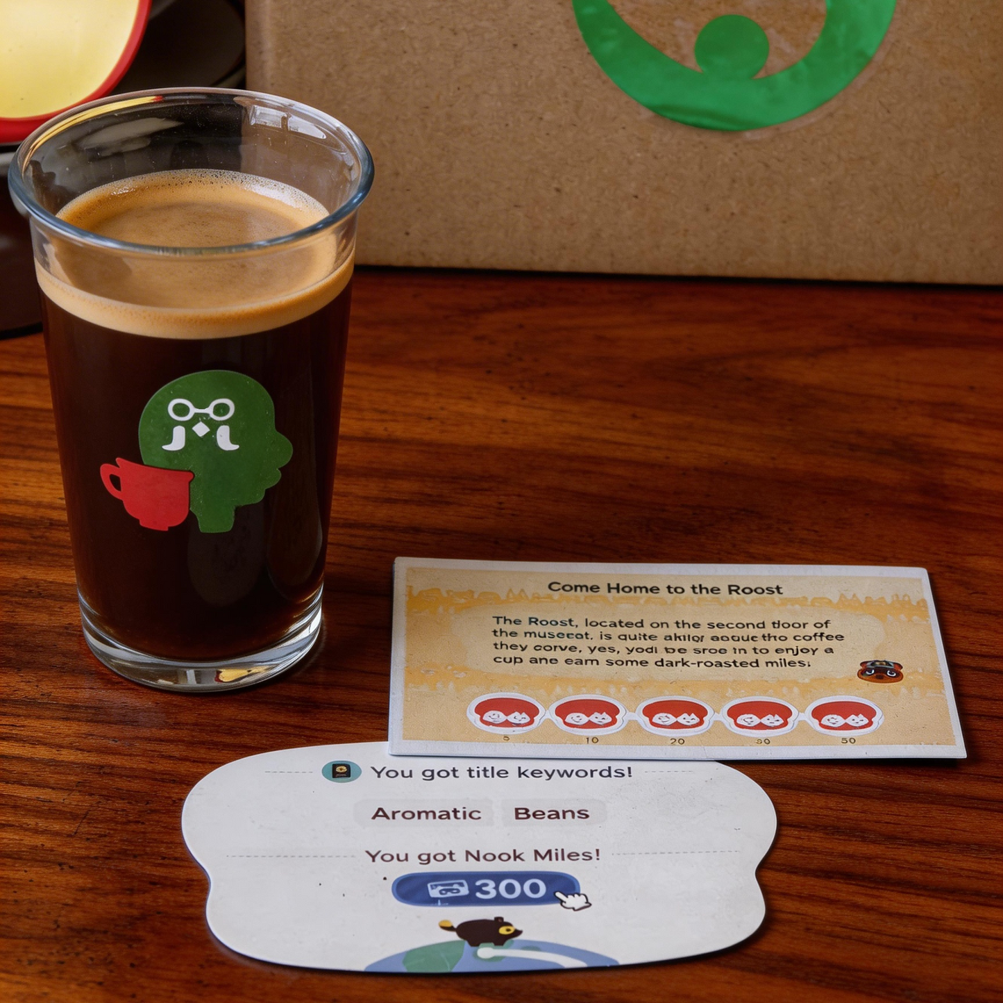 Animal Crossing Inspired The Roost Mug Glass – Perfect for Game Coffee & Tea Lovers