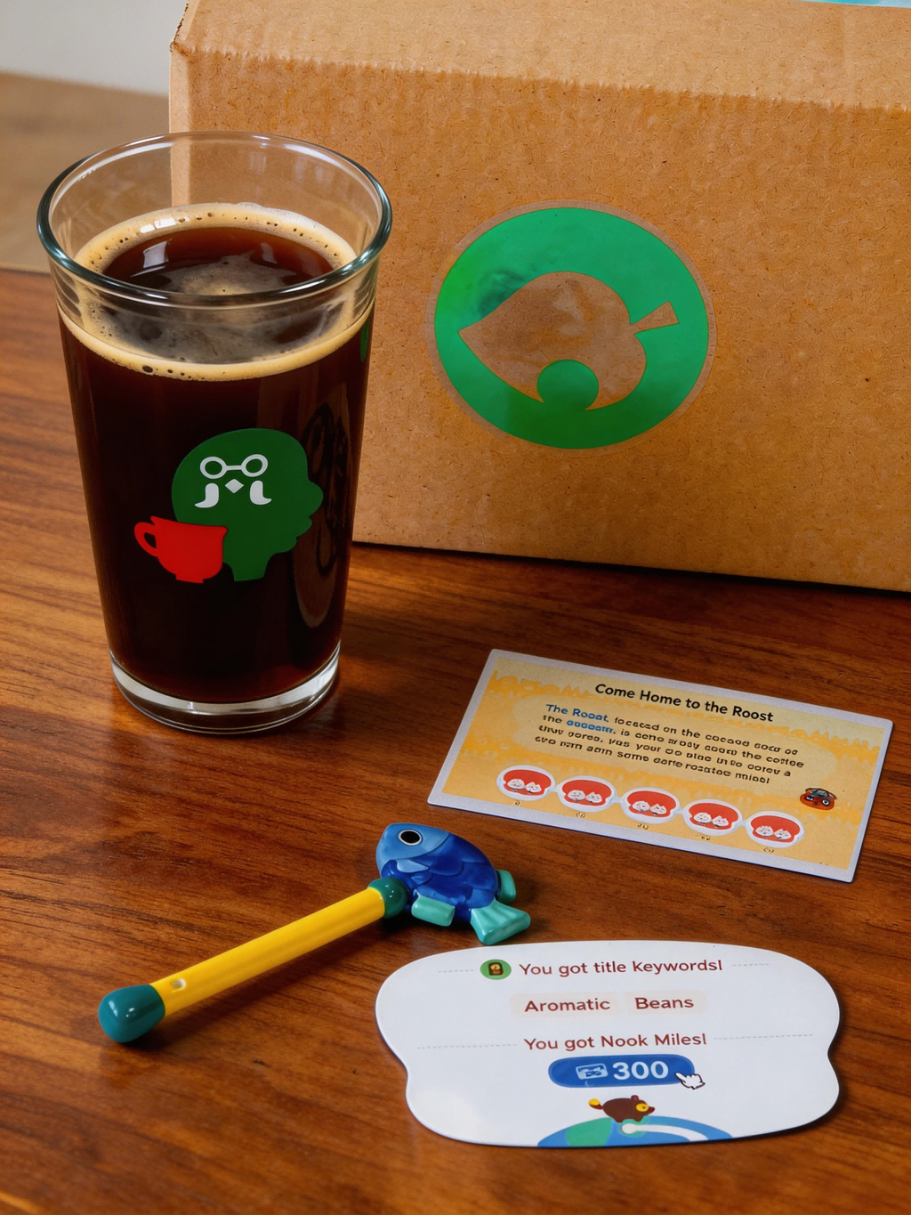 Animal Crossing Inspired The Roost Mug Glass – Perfect for Game Coffee & Tea Lovers