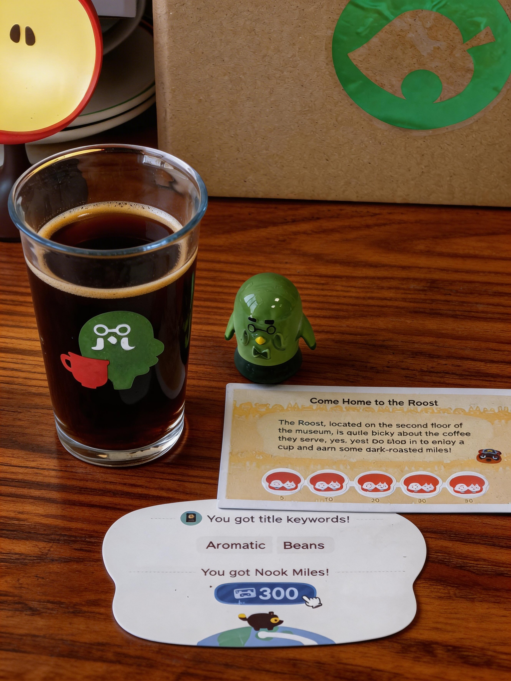 Animal Crossing Inspired The Roost Mug Glass – Perfect for Game Coffee & Tea Lovers