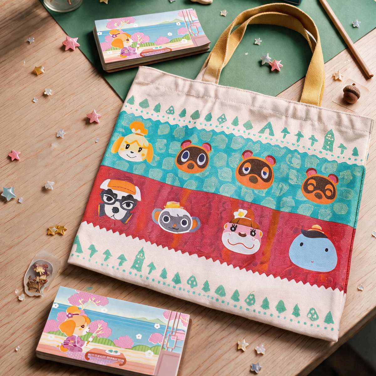 Animal Crossing Inspired Washi Notebook – 128 Pages of Island Magic in a Compact 9×16cm Size